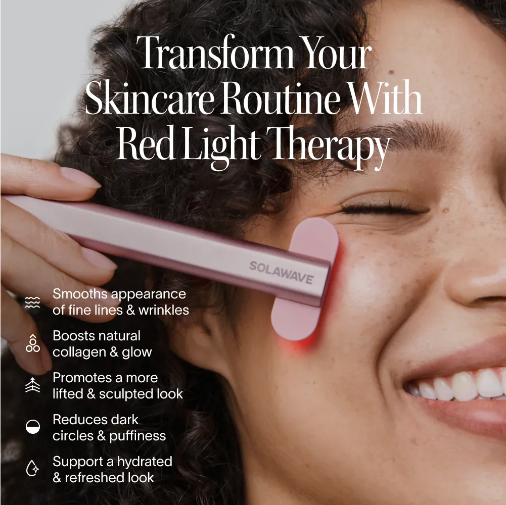 Solawave: 4-in-1 Red Light Therapy Wand & Activating Serum Kit - Image 2
