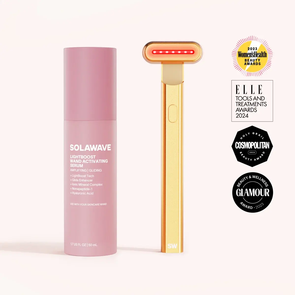 Solawave: 4-in-1 Red Light Therapy Wand & Activating Serum Kit - Image 4