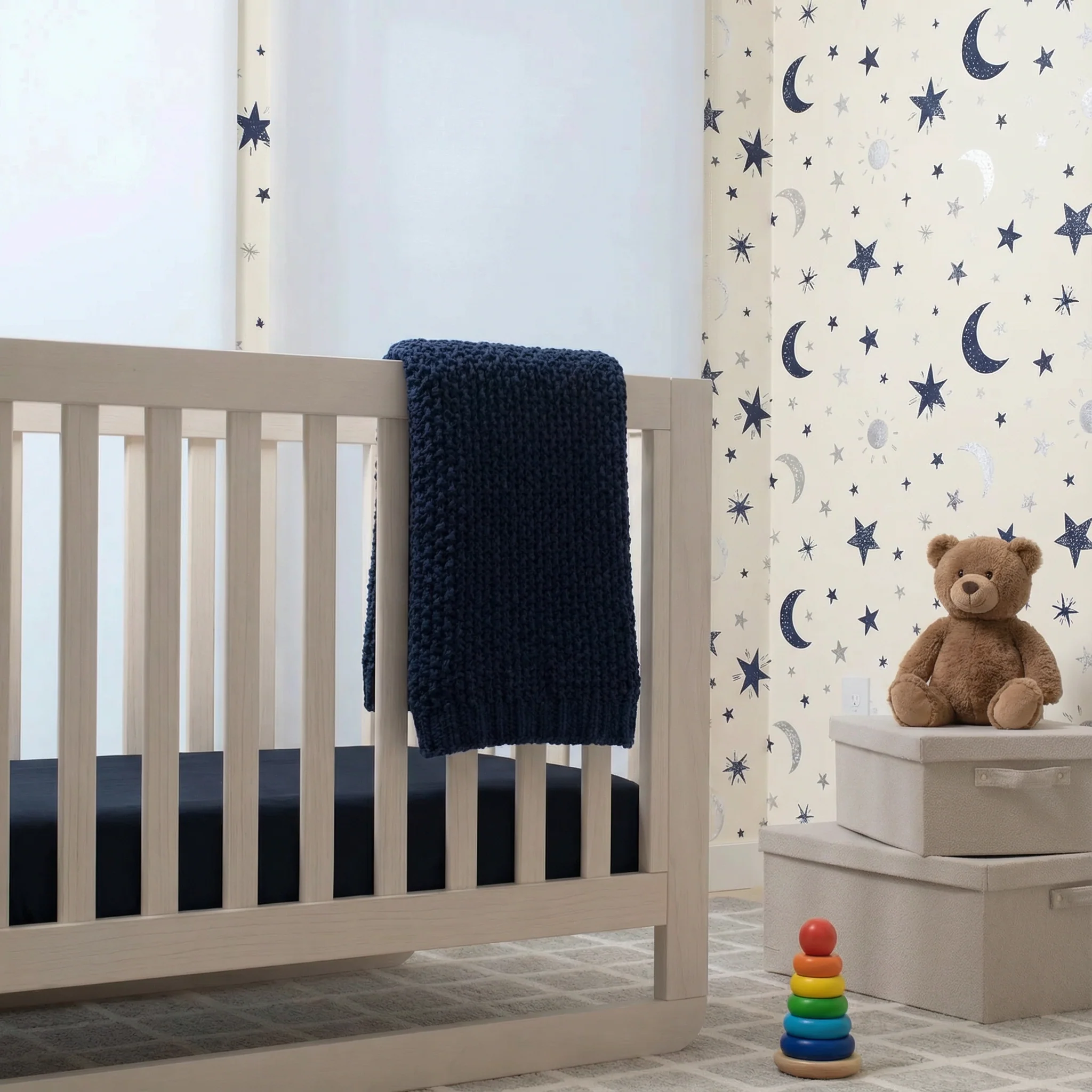 CleanBamboo® Signature Sateen Crib & Toddler Fitted Sheet - Image 3
