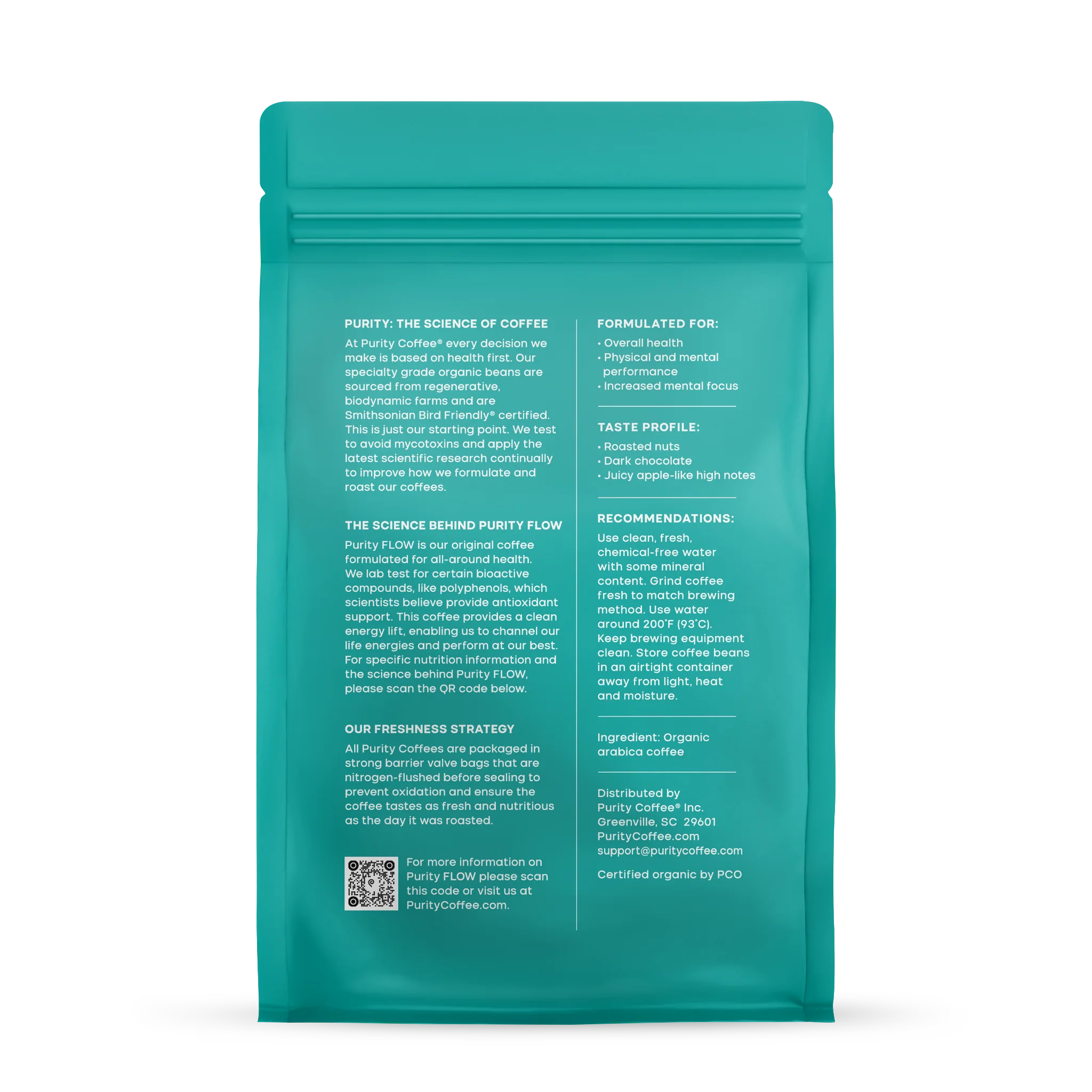 FLOW: Original Medium Roast Whole Bean Coffee - Image 3