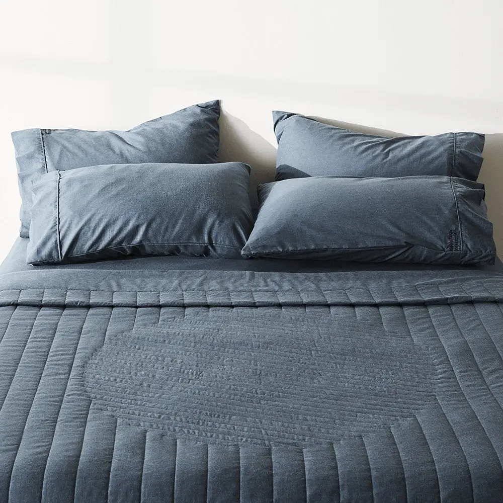 Linen+ Bamboo Quilted Coverlet - Image 8