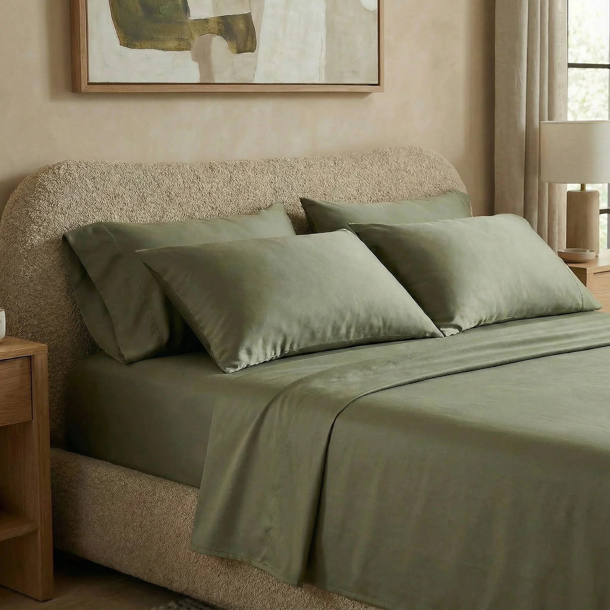 Luxe Bamboo Flat Sheet - Image 3