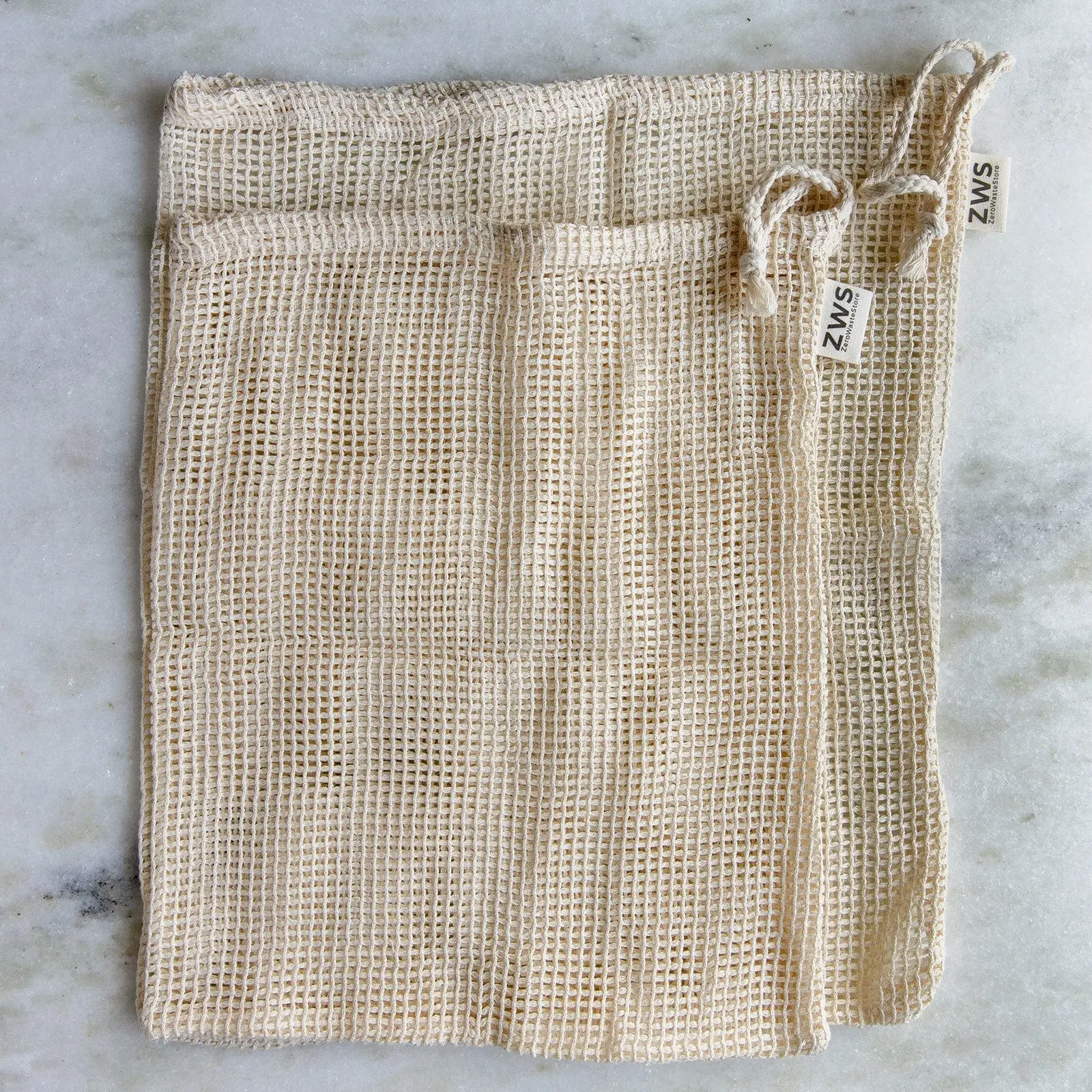 Mesh Produce Bag - Multiple Sizes - Zero Waste Net Bag - Image 2