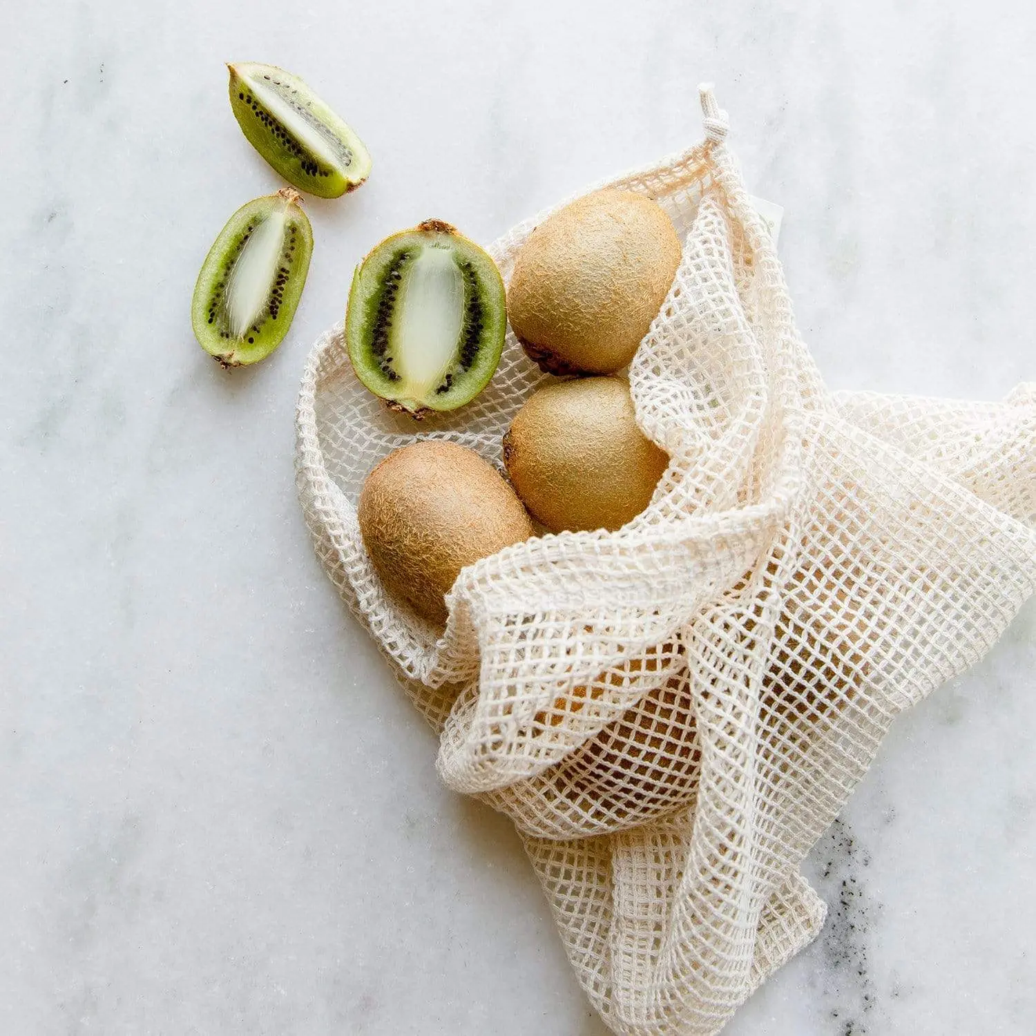 Mesh Produce Bag - Multiple Sizes - Zero Waste Net Bag - Image 4